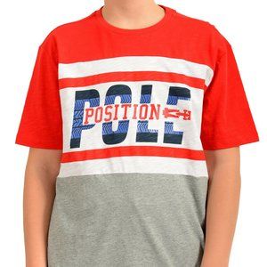 Scuderia Ferrari Boys "Pole Position" Multi-Color Short Sleeve Crew Neck T-Shirt